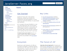 Tablet Screenshot of javaserverfaces.org